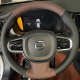 24款 S90方向盘套真皮手缝专用把套全包款 沃尔沃XC90 S60 XC60