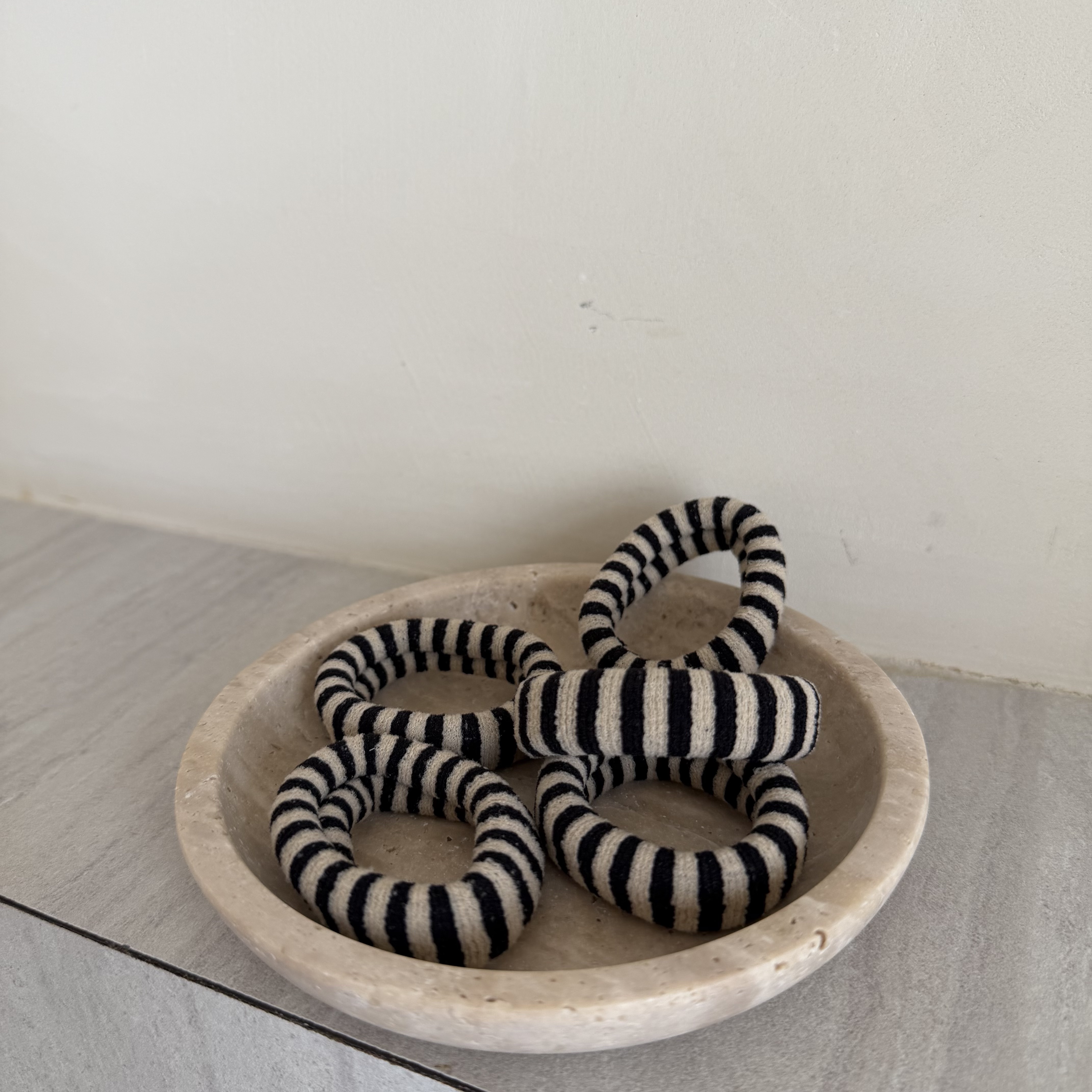 斑马纹条纹毛巾圈儿童 高弹力马尾绳大童 小学生扎头发皮筋发圈