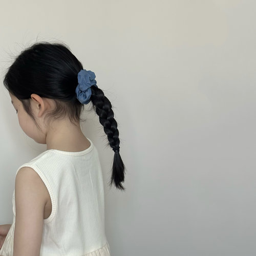 韩国牛仔大肠圈儿童 扎头发头绳发饰女童 宝宝马尾发圈韩版