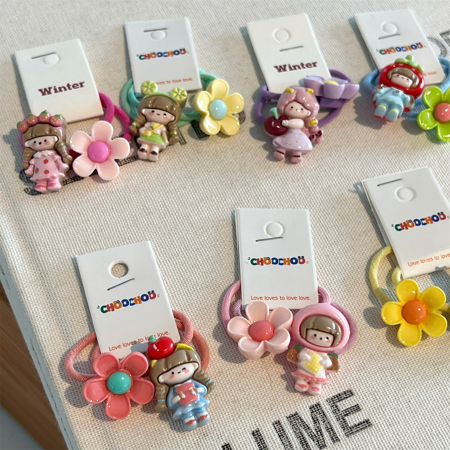 头饰大卡甜美可爱小女孩发圈