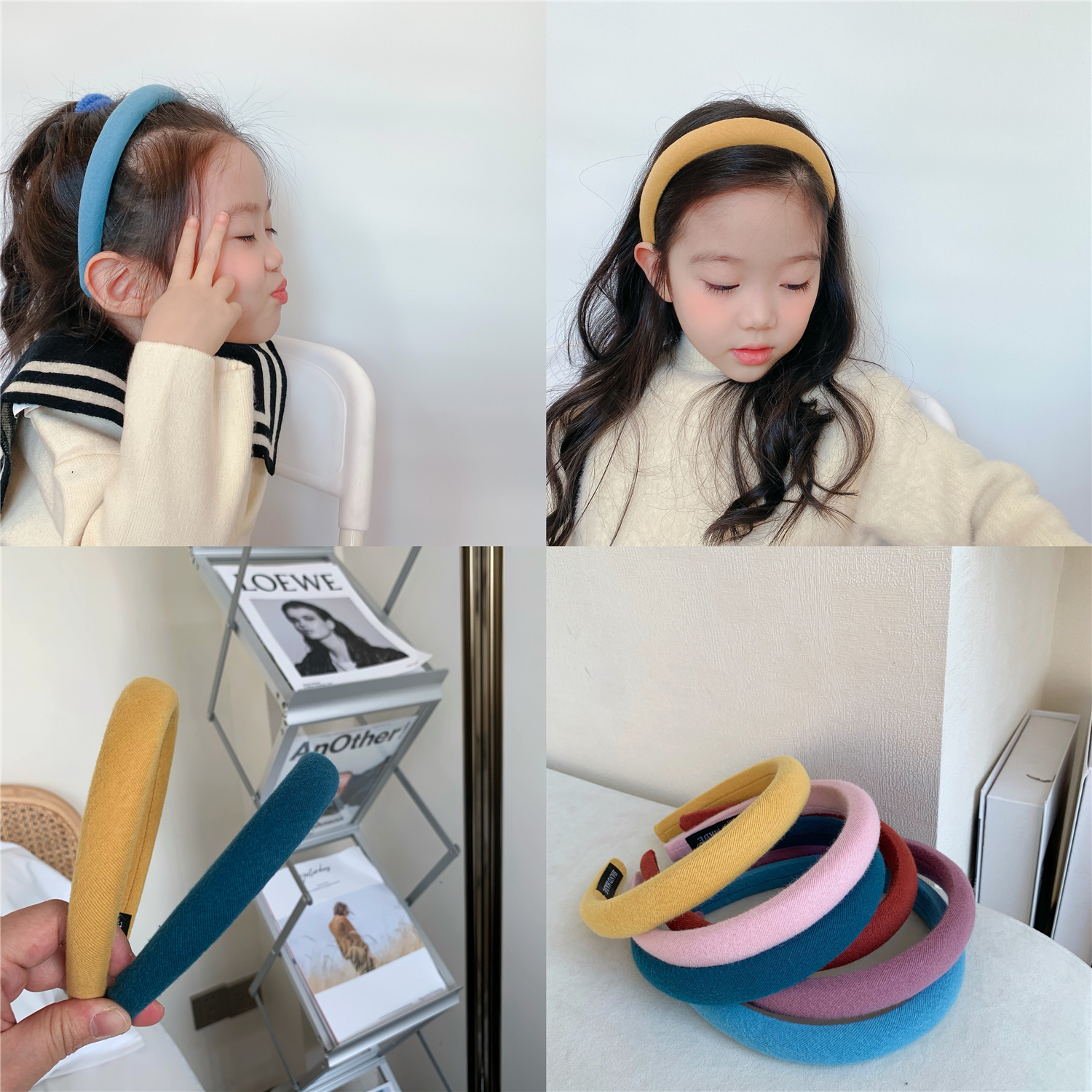 磨毛韩版洗脸简约头箍宝宝发饰