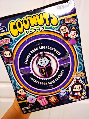 正版万代 东京迪士尼 反派系列 COO'NUTS 花生不倒翁 盒蛋食玩