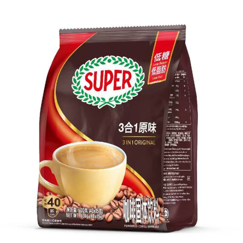 马来西亚进口超级三合一原味咖啡