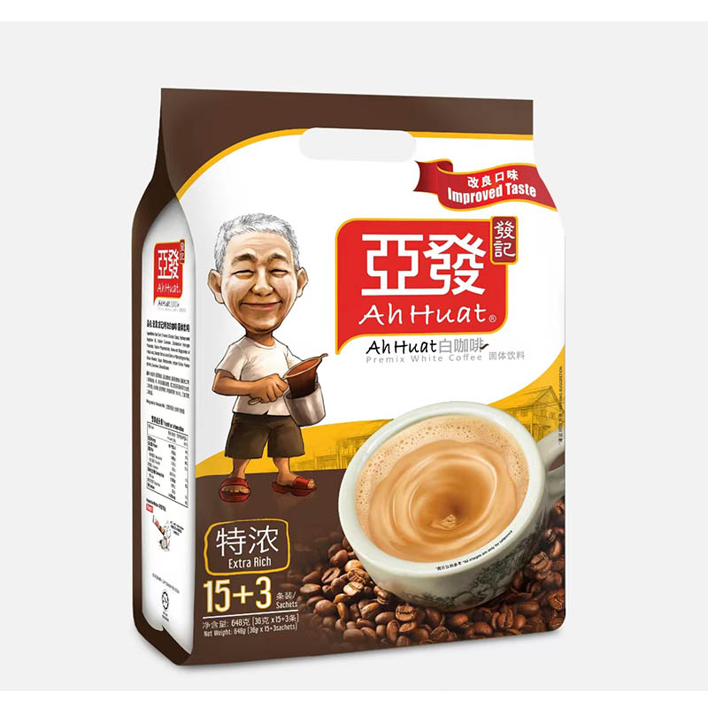 马来西亚进口亚发特浓白咖啡袋装