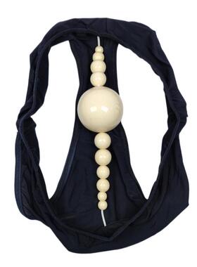 tback性感丁字裤健身一字内裤女大码刺绣蕾丝边珍珠内裤冬季新款