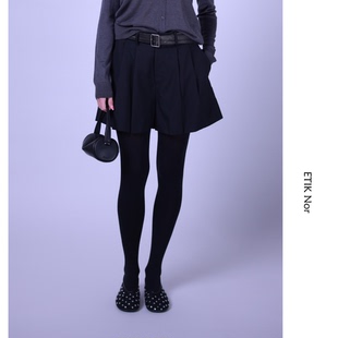 ETIK Nor瑞典英国羊毛系扣短裤