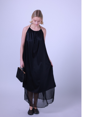 ETIK Nor 瑞典真丝挂脖连衣裙