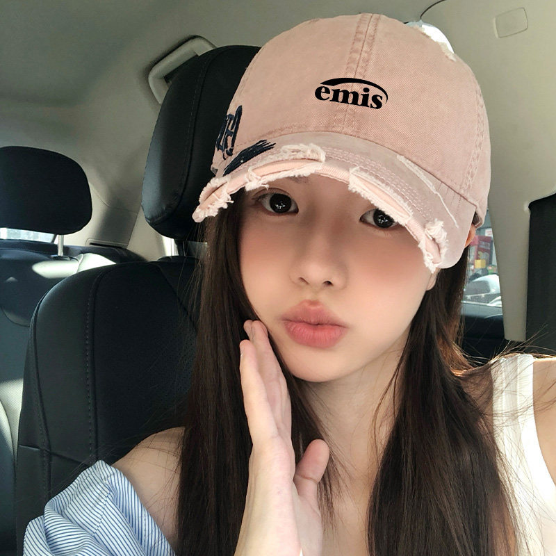 emis牛仔棒球帽女个性鸭舌帽子图片