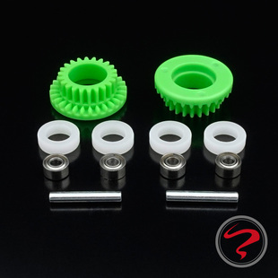 双520轴承 自制田宫 15349中置抵抗齿轮15357白圈 3.5：1