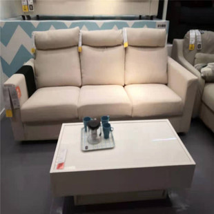 北欧宜家维姆勒三人沙发多色室内沙发简约现代款国内代购头枕另配