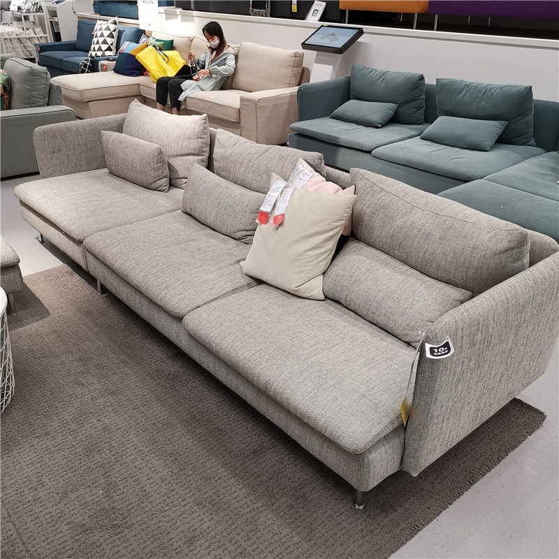 1北欧宜家索德汉四人沙发291cm宽大座位可拆洗客厅大沙发国内代购