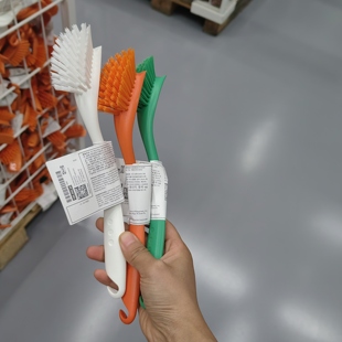 3个装现货ikea上海宜家洗盘刷多色厨房用刷子清洁刷可悬挂刷