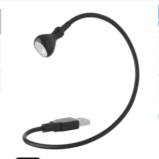 IKEA宜家LED台灯USB充电便携阅读灯黑色照明灯