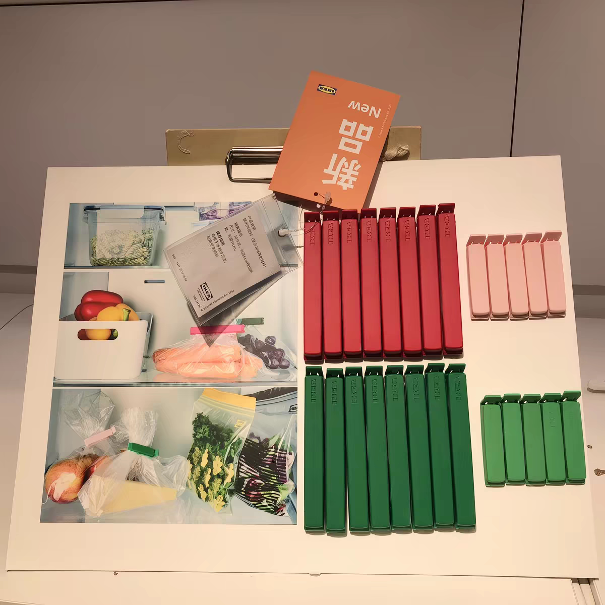 宜家封口夹贝瓦拉塑料封口夹密封夹子食品奶粉零食保鲜塑封夹子图片