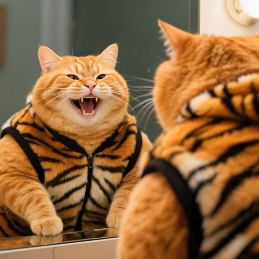 AI生成视频抖音爆款橘猫杀害朋友吃肉做衣服视频教程视频创意定制