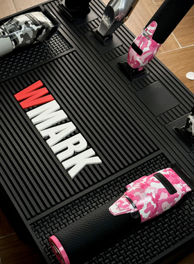 WMARK发型师美发工具专业电推剪磁吸防滑垫理发剪刀推子收纳垫