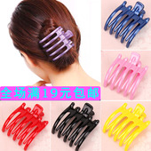 韩国简约基础款 侧夹边抓成人大号洗澡用盘发大抓子发抓发夹头饰品