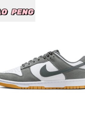 Nike Dunk Low 白灰色 男子低帮复古休闲运动板鞋 FV0389-100
