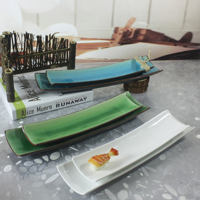 五款呈现人气日式冰裂陶瓷寿司盘