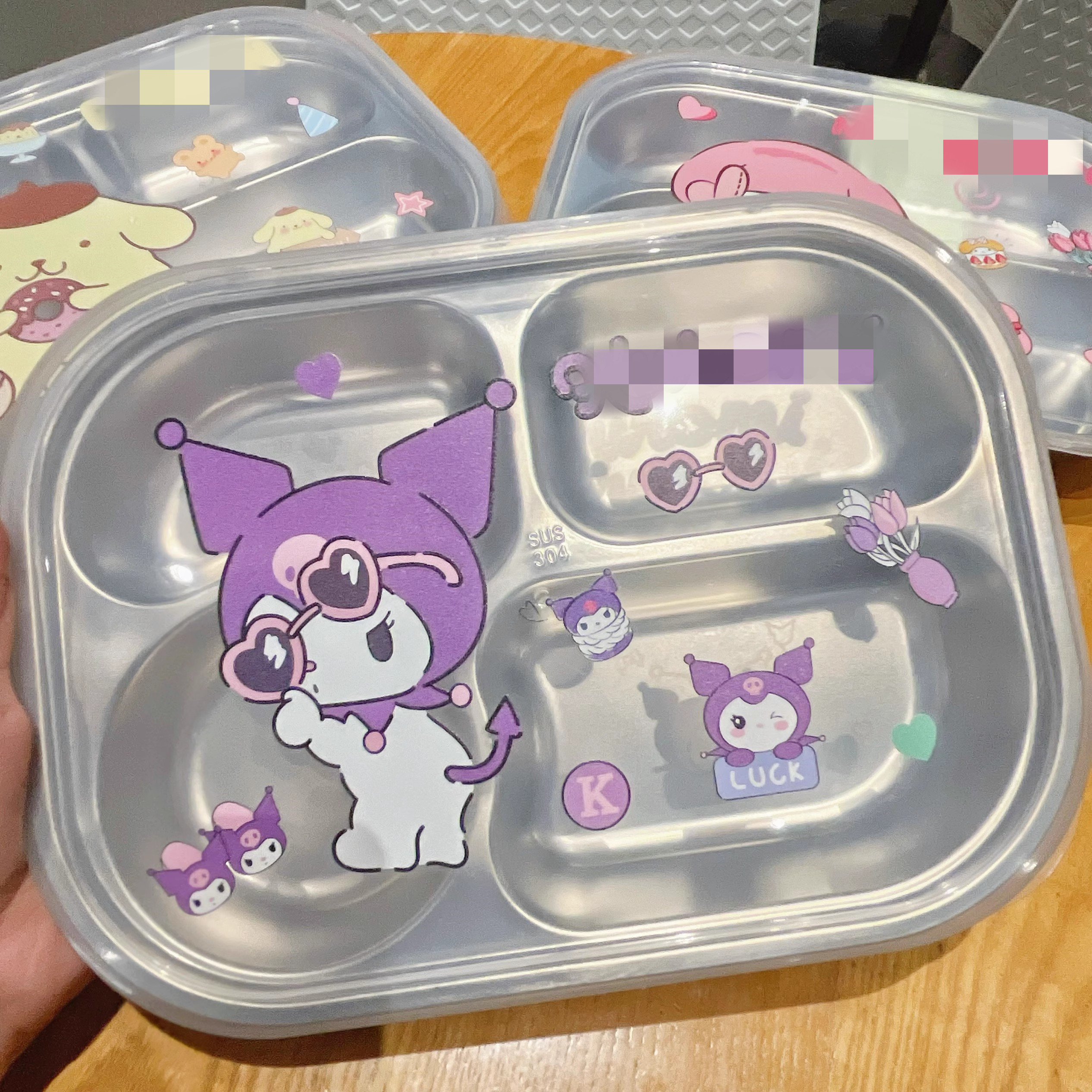 饭盒幼儿园办公学生上班食堂吃饭