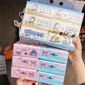 正版 授权可爱卡通史努比史迪奇原生木浆抽纸面巾纸餐巾纸