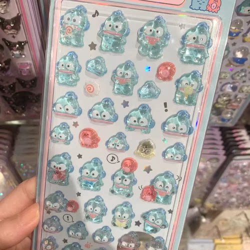 可爱趣味贴纸卡通手机3D浮雕手机贴学生手账贴贴画立体装饰