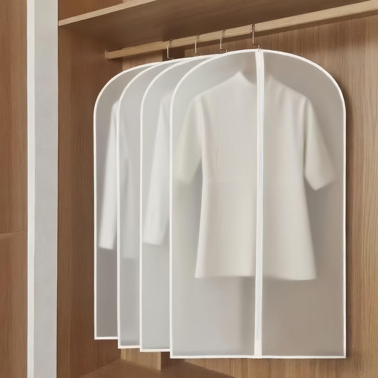 透明衣服防尘罩羽绒服套收纳挂袋