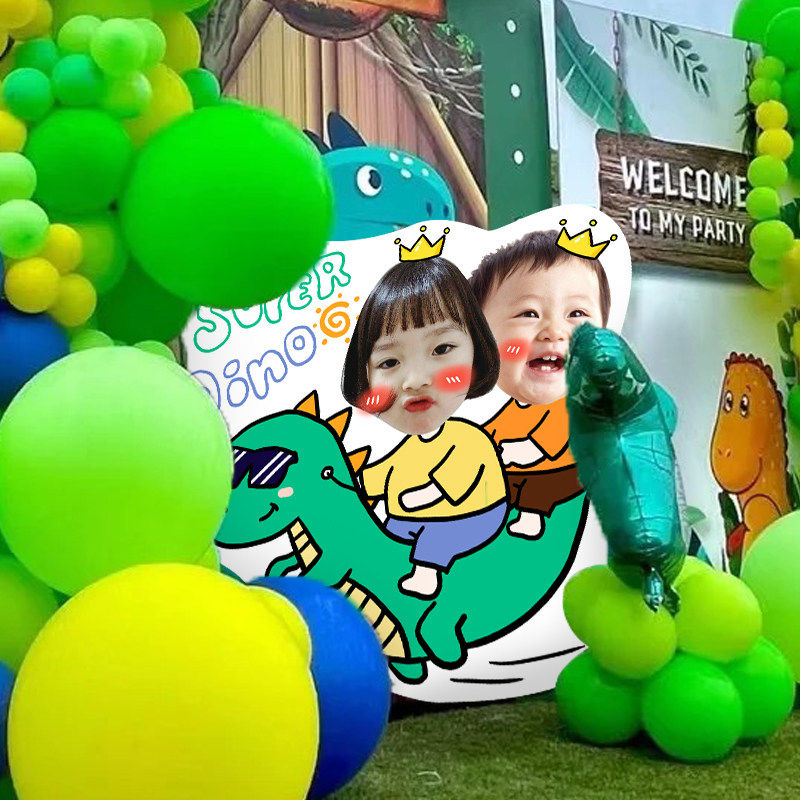 双胞胎布置迎宾牌定制宝宝生日周岁满月KT板装饰百天大头卡通海报,节庆用品/礼品,装扮布置套餐,淘宝优惠券,粉丝福利购,淘宝优惠卷