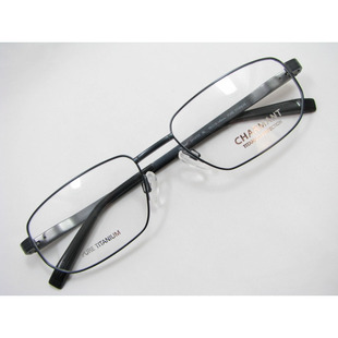 Charmant夏蒙纯钛眼镜框架CH10737 BL 蓝色 男款 大框 大尺寸