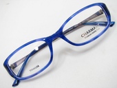 Charmant夏蒙板材近视眼镜框架CH10435 BL蓝色秀气淑女款