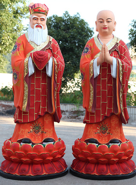 寺庙树脂地藏王菩萨贴金彩绘佛像