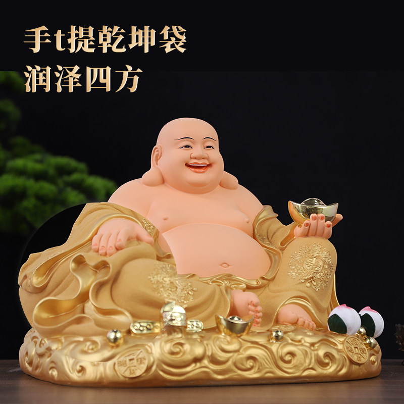 寺庙佛堂祥云弥勒佛树脂玻璃钢