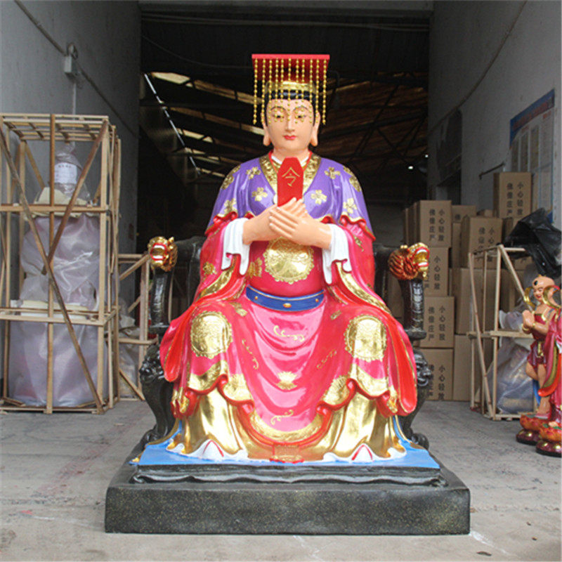 厂家直销碧霞元君神像泰山老母圣母三宵娘娘泰山奶奶供奉树脂佛像
