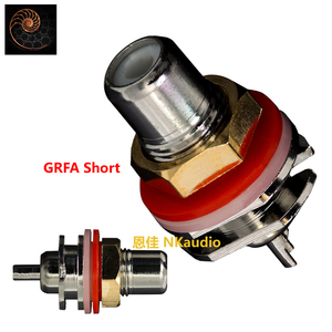 美国原装CARDAS卡达斯 RCA信号插座 GRFA Short 镀铑