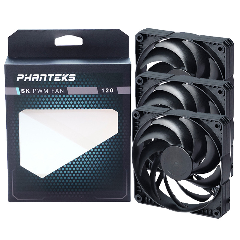追风者SK神风12cm4针PWM静音电脑机箱温控散热风扇酷冷工厂