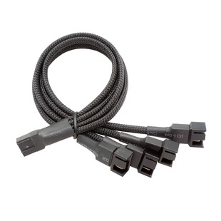 PWM温控4Pin一分三电脑风扇扩展转接线一拖四FAN HUB一分二风扇线