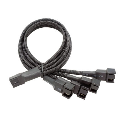 PWM温控4Pin一分三电脑风扇扩展转接线一拖四FAN HUB一分二风扇线