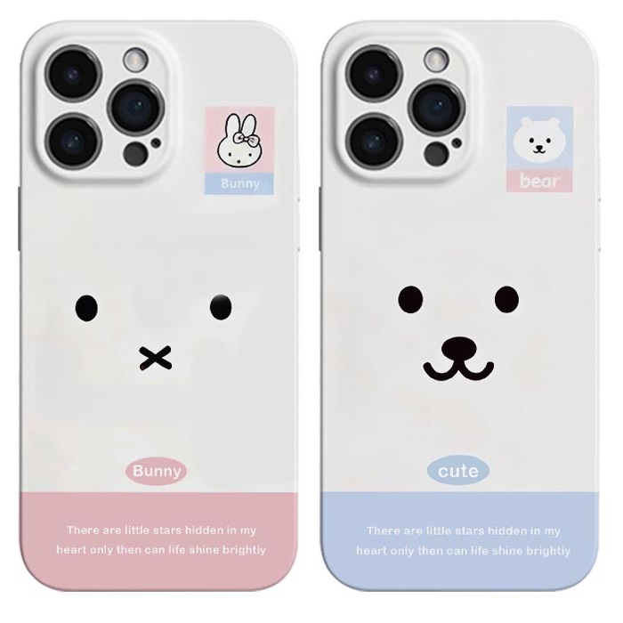 【清新极简卡通手机壳】