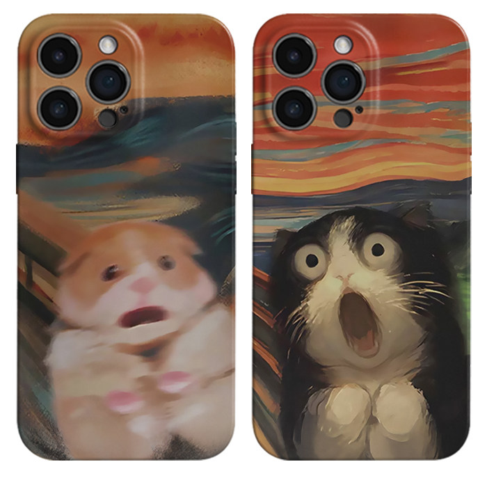 尖叫猫咪老鼠情侣手机壳适用于iPhone17Air苹果16promax/15OPPOfindx9华为mate60VIVOx200小米一加,3C数码配件,手机保护套/壳,淘宝优惠券,粉丝福利购,淘宝优惠卷