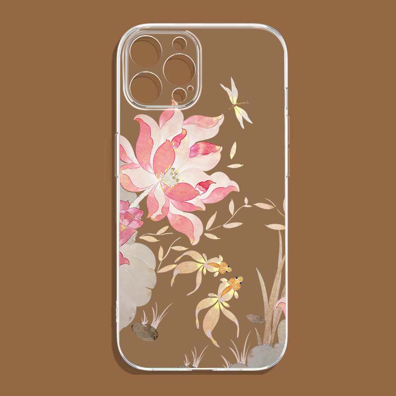 国风诗意荷花锦鲤雅致清新