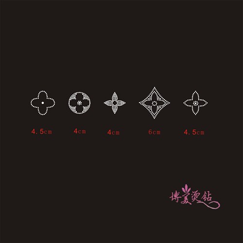 logo烫钻裤子围巾烫钻