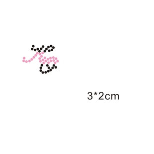 辅料烫钻可定制358 小字母烫图成品图KO可换色烫钻图案贴服装