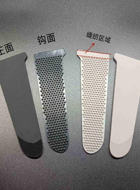 袖子调节粘带扣魔术贴粘合搭扣袖袢户外冲锋衣粘合固定扣 黑 灰色