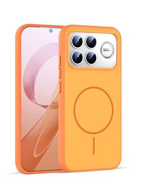 适用苹果17promax手机壳新款iPhone16pro磁吸肤感撞色TPU+PC外贸