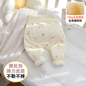 加厚纯棉棉花可洗一条过冬高腰婴幼儿保暖裤 宝宝棉裤 大屁屁冬季 子
