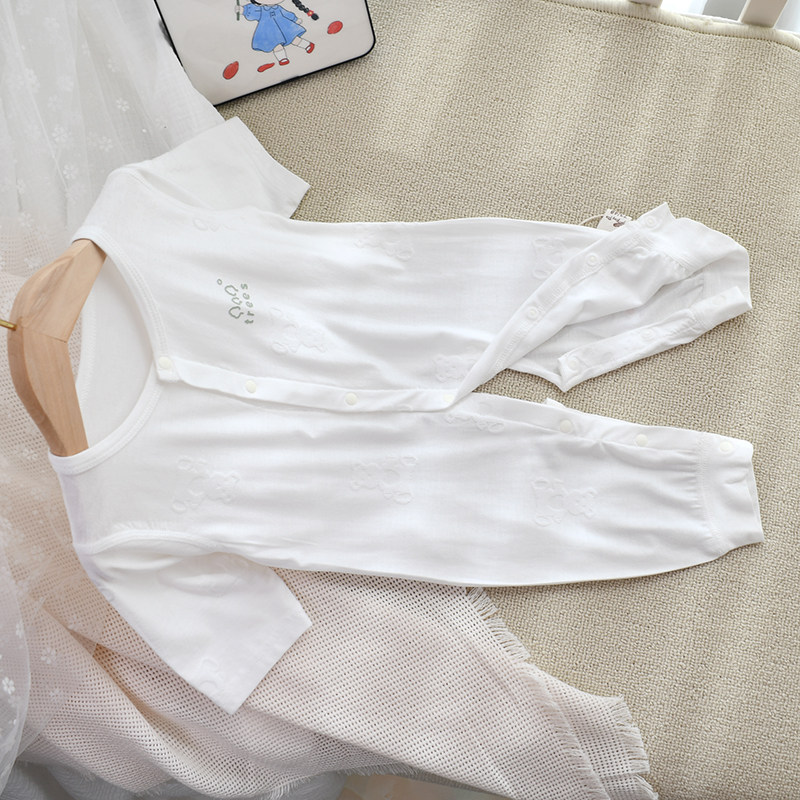 高档提花夏薄无骨莫代尔连体衣