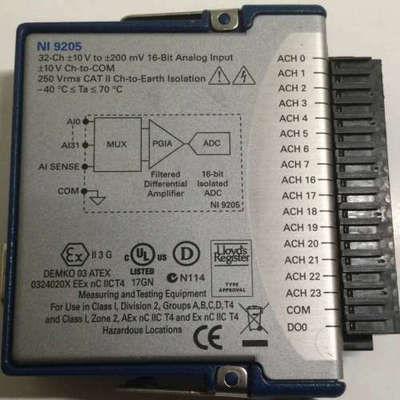 NI-9201/9205/9206/9209/9215/9220/9221C系列电压输入模块！议价