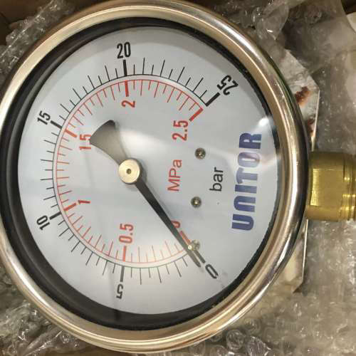 PRESS GAUGE 0-25BAR/2.5MPA DIA 100mm 720144 UNITOR 全新议价