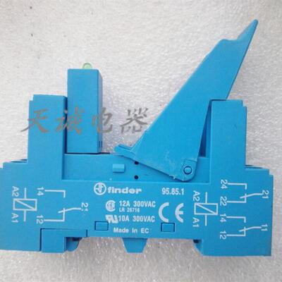 原装正品finder芬德继电器底座95.85.1 10A 12A 300VAC询价