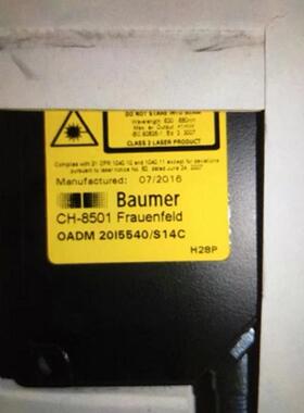 Baumer OADM 20I5540激光传感器CH-8501 OADM20I4570/S14C询价